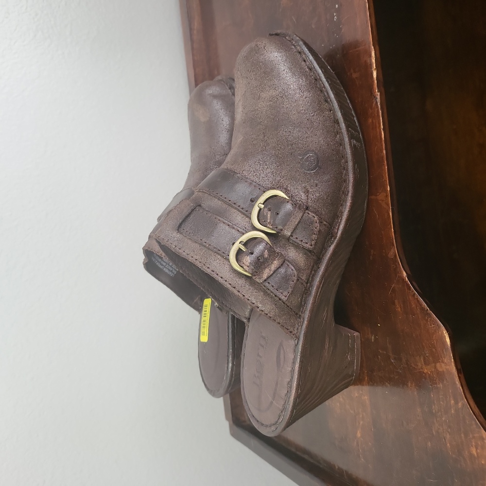 Born, shoes, brown, size 10